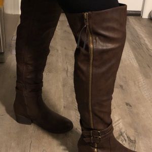Brown boots